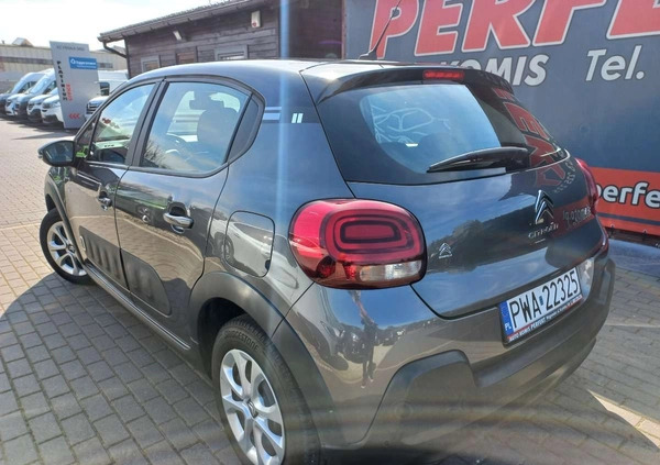 Citroen C3 cena 44900 przebieg: 67000, rok produkcji 2020 z Miechów małe 254